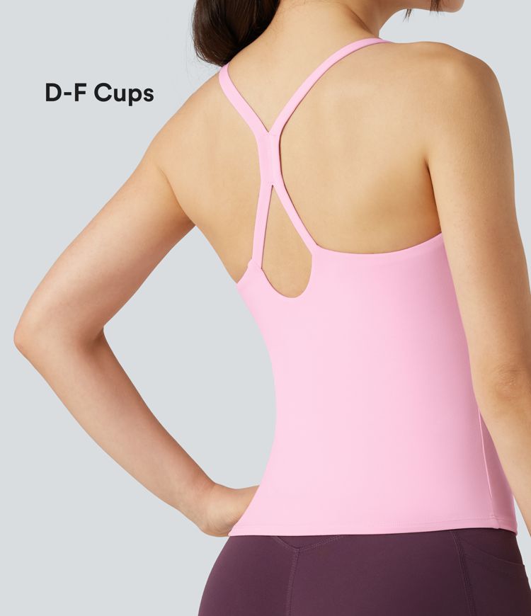 SoftlyZero™ Plush Cut Out Yoga Tank Top D-F Cups