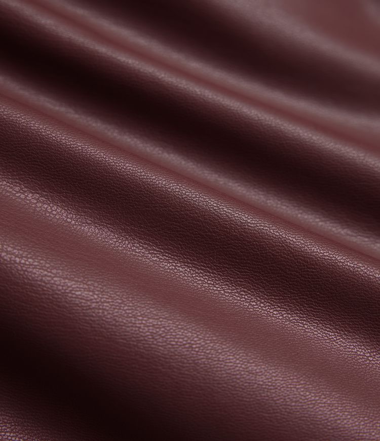 High Waisted Bodycon 2-in-1 Fleece Mini PU Leather Skirt