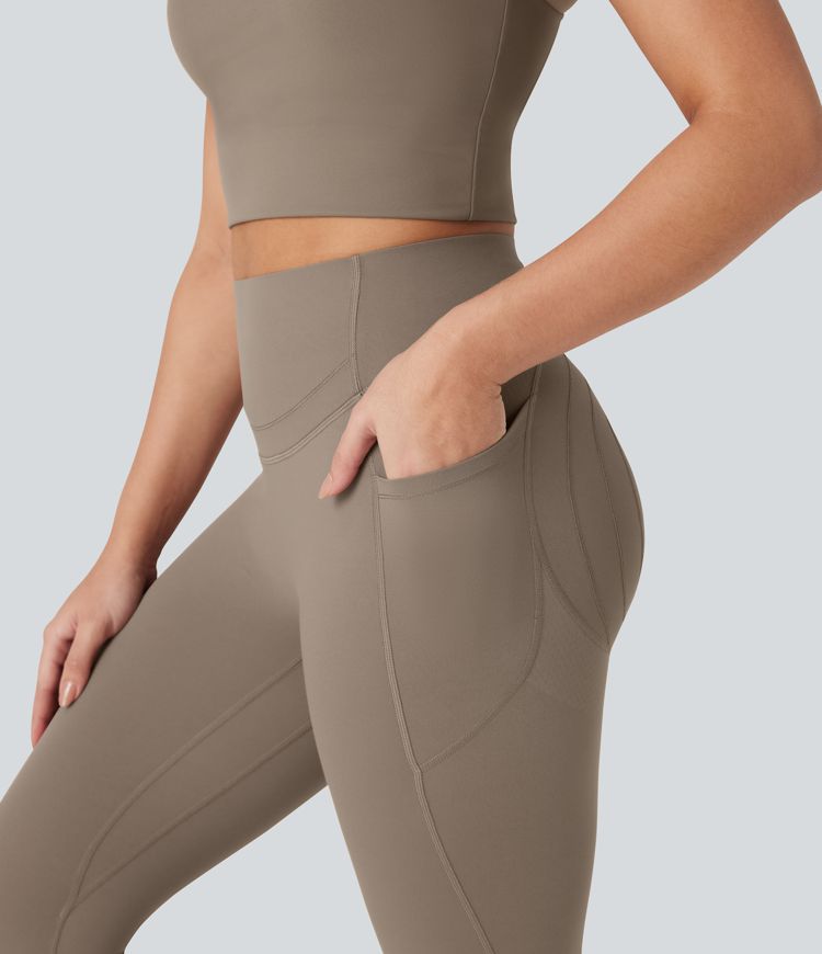 Legging d'entraînement gainant galbant taille haute avec poches Halara UltraSculpt™