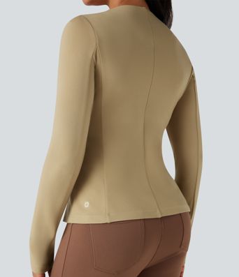 Blazer de travail boutonnage décolleté carré