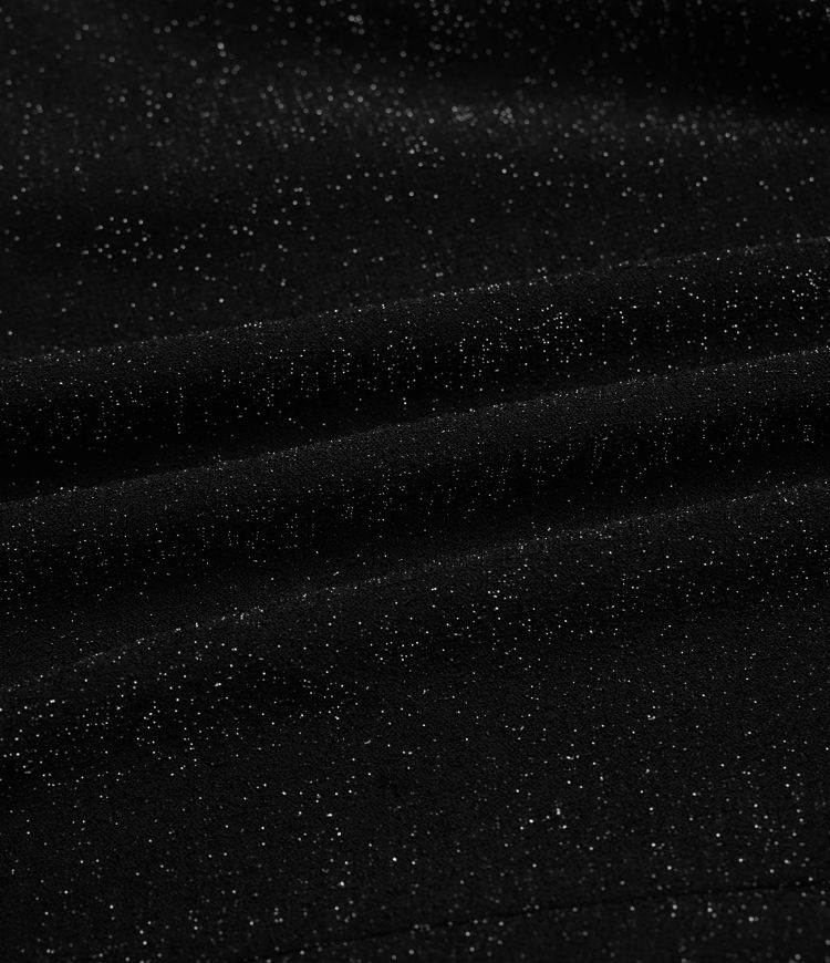 Round Neck Long Sleeve Ruched Bodycon Mini Metallic Party Dress