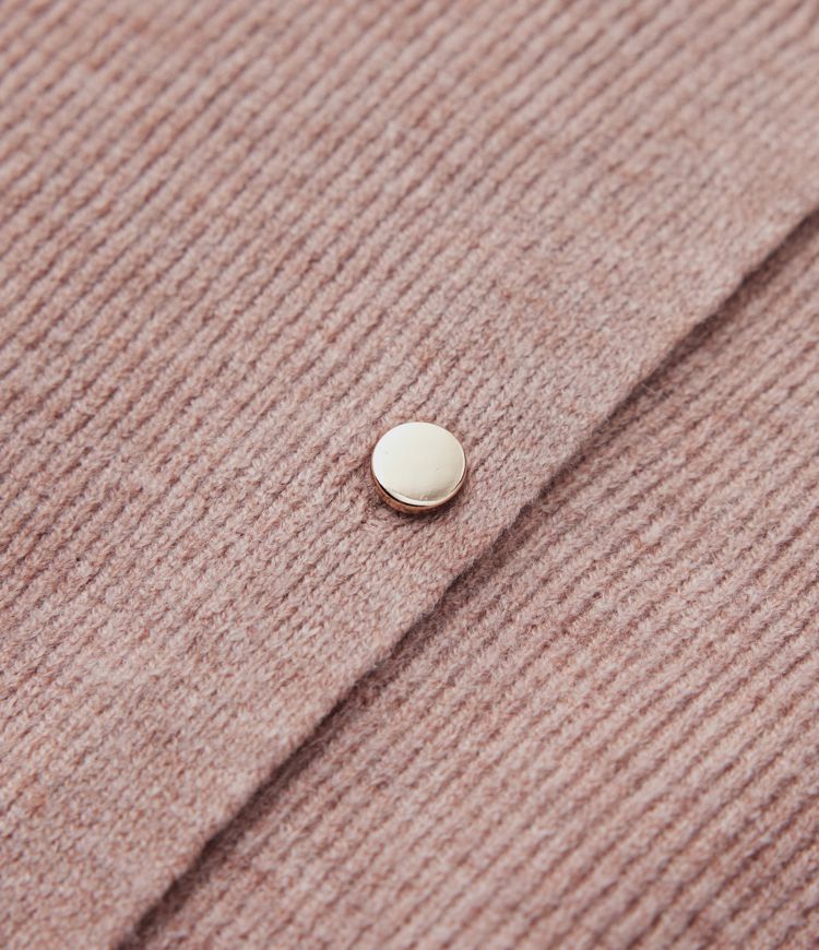 Pull cape décontracté réversible à décolleté en V et manches longues