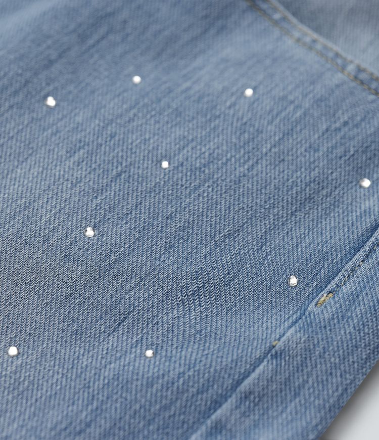 Halara Flex™ High Waisted Rhinestone Casual Jeans with Pockets