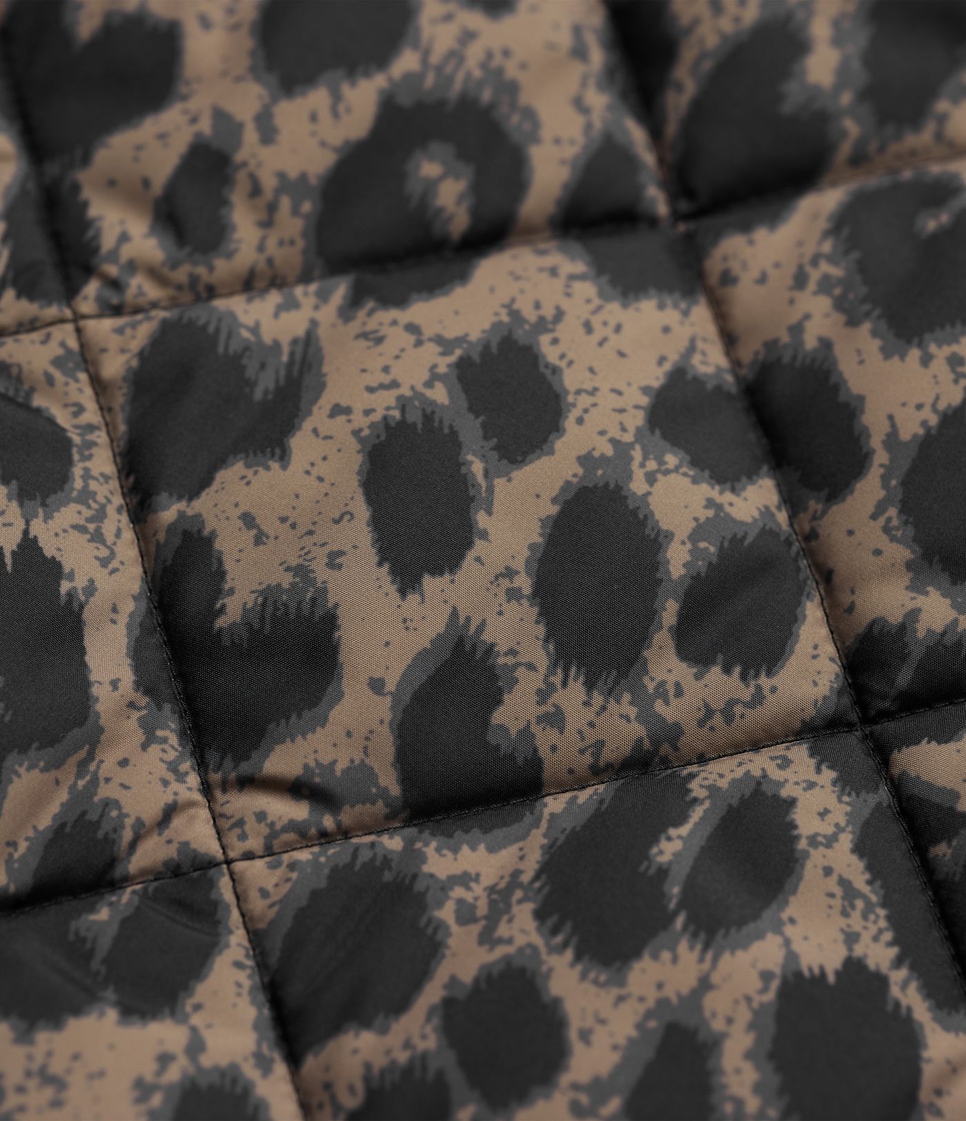 Doudoune réversible déperlante ourlet arrondi manches longues avec poches