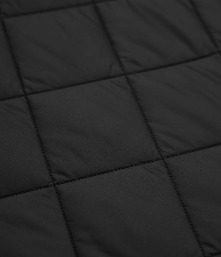 Doudoune réversible déperlante ourlet arrondi manches longues avec poches