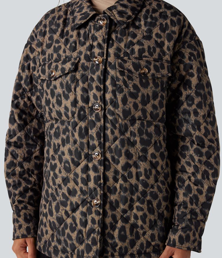 Doudoune réversible déperlante ourlet arrondi manches longues avec poches