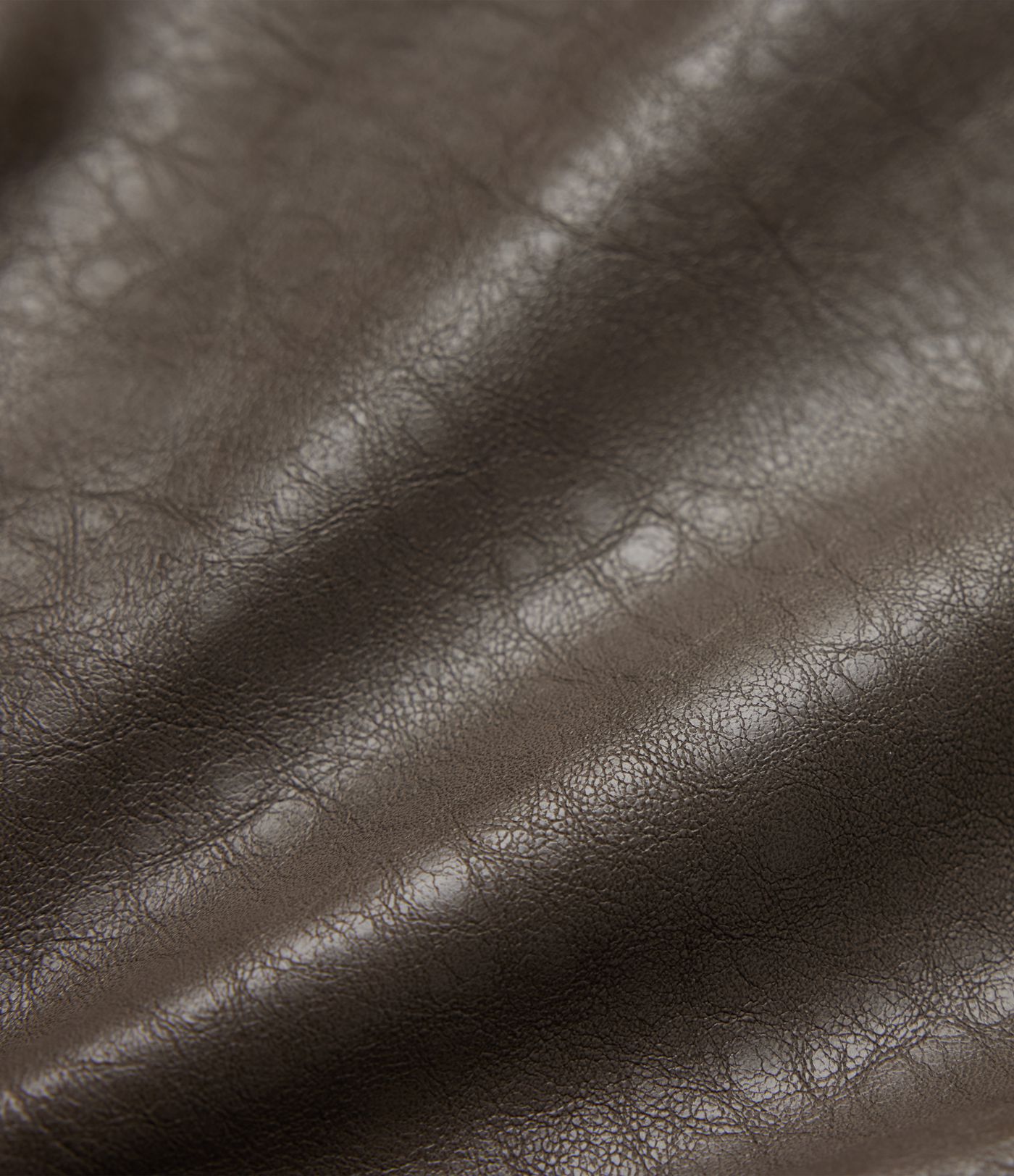 Zipper Long Sleeve Casual Faux Leather Jacket with Pockets