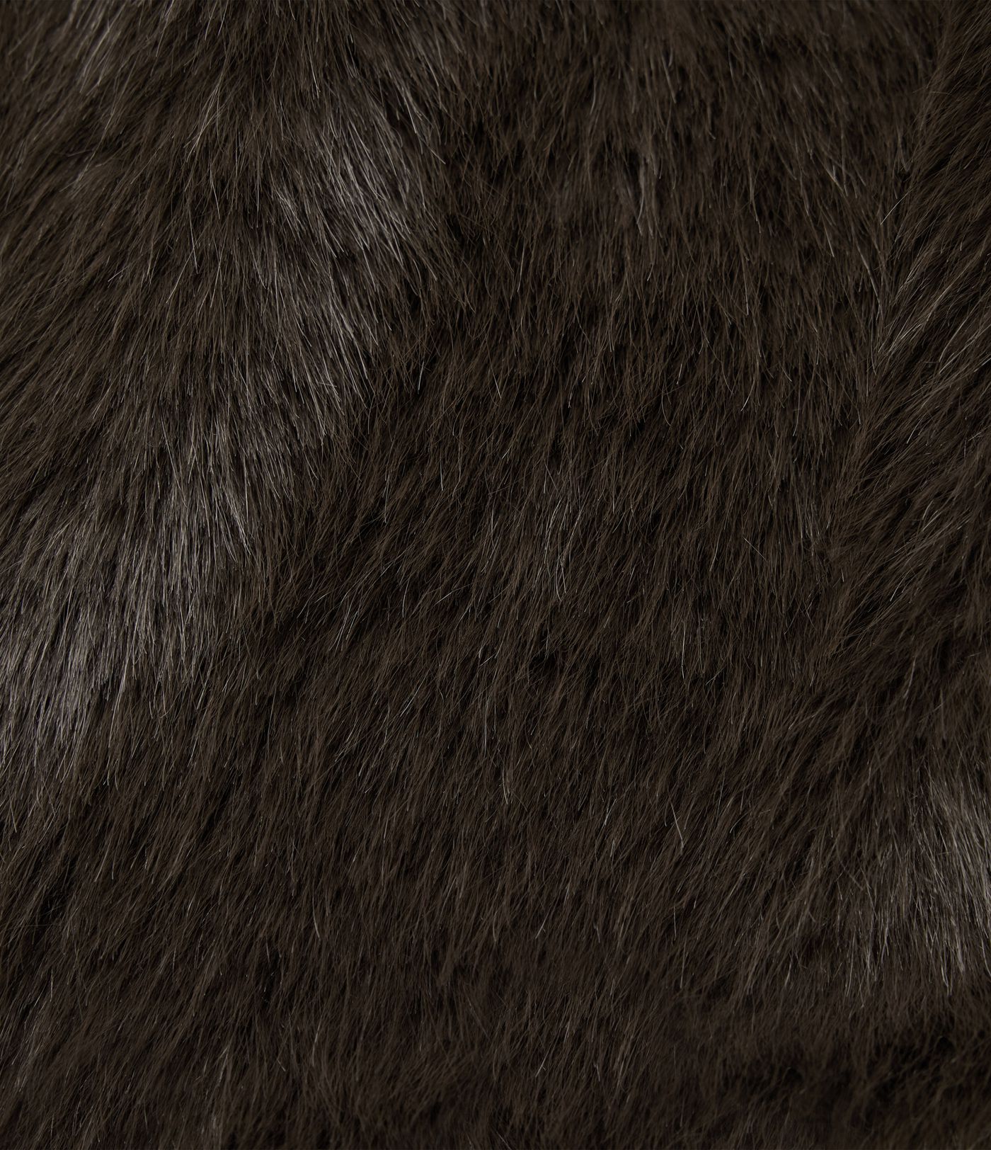 Lapel Long Sleeve Casual Faux Fur Coat with Pockets