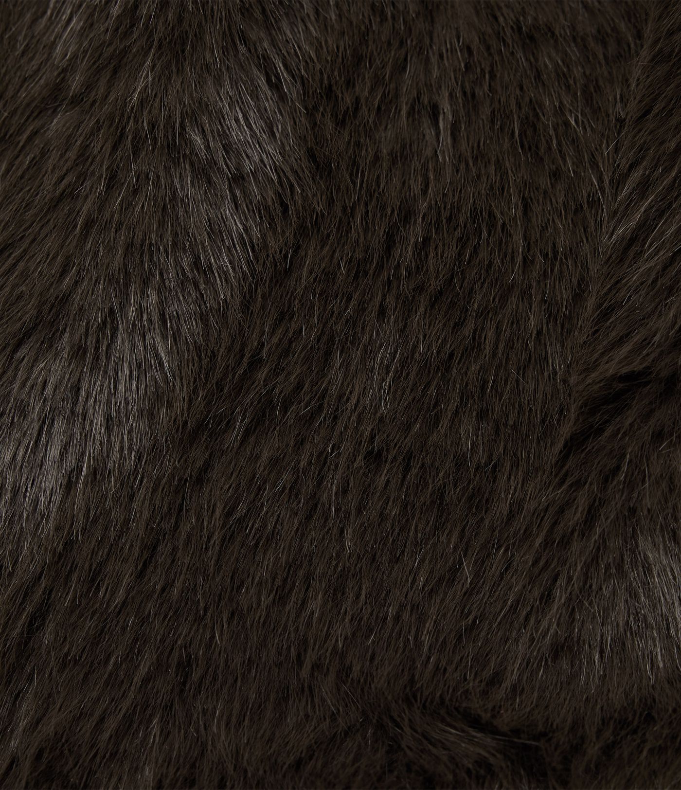 Long Sleeve Casual Faux Fur Coat with Pockets