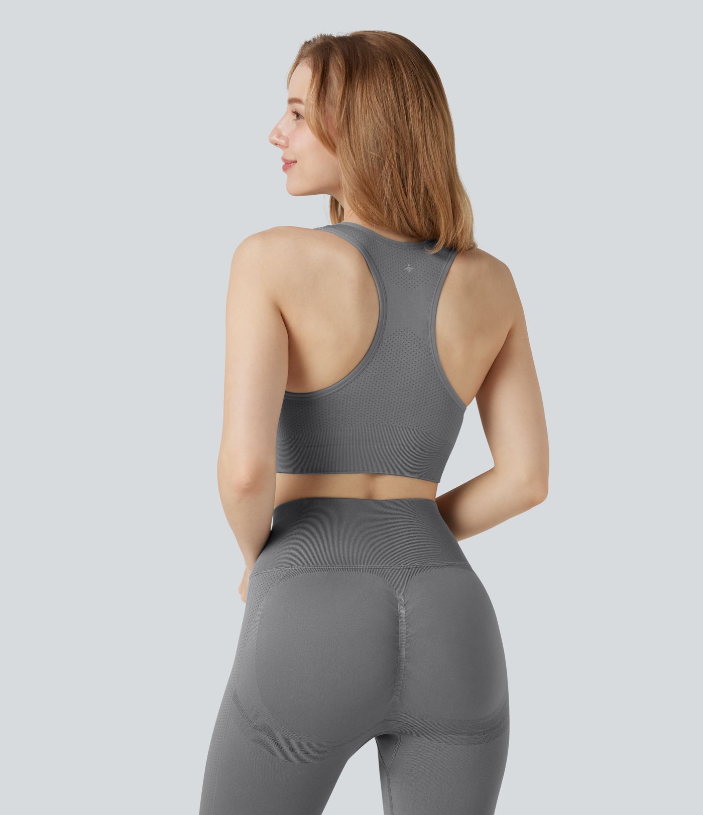 OneForm Seamless Flow Racerback Yoga Sports Bra