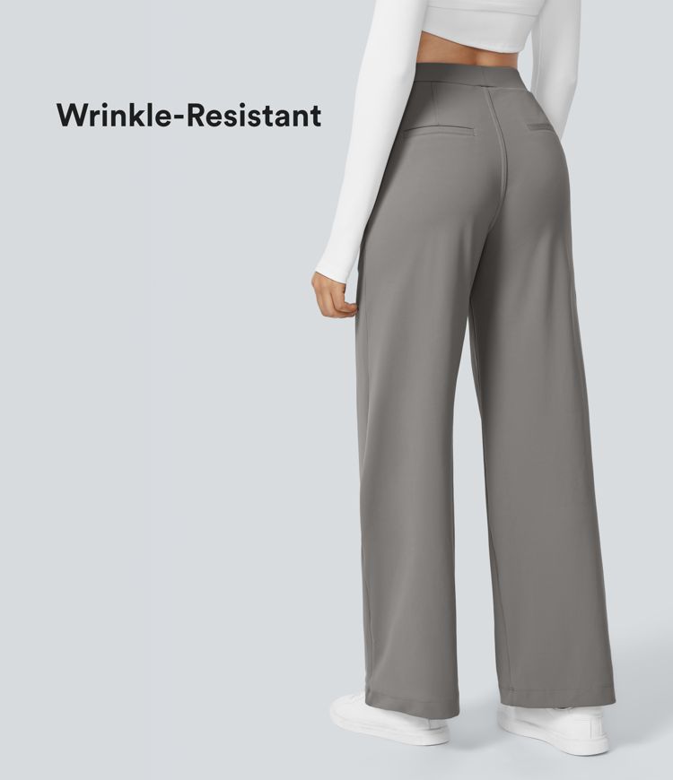 Halara Flex™ High Waisted Pocket Straight Leg Work Pants