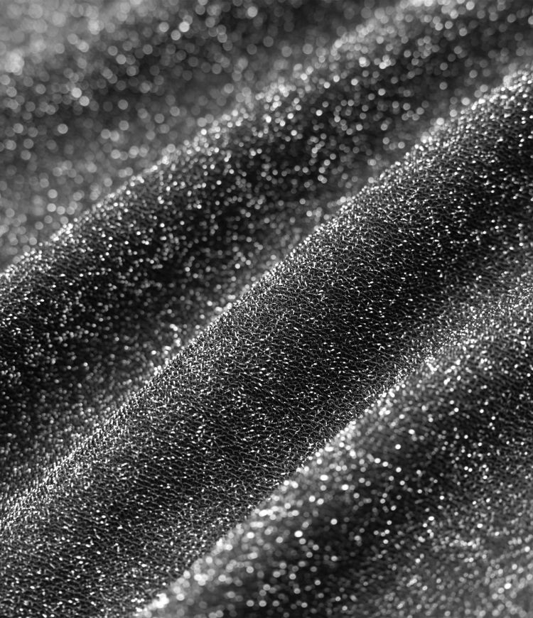 Tie Back Cut-out Long Sleeve Split Hem Midi Metallic Party Dress