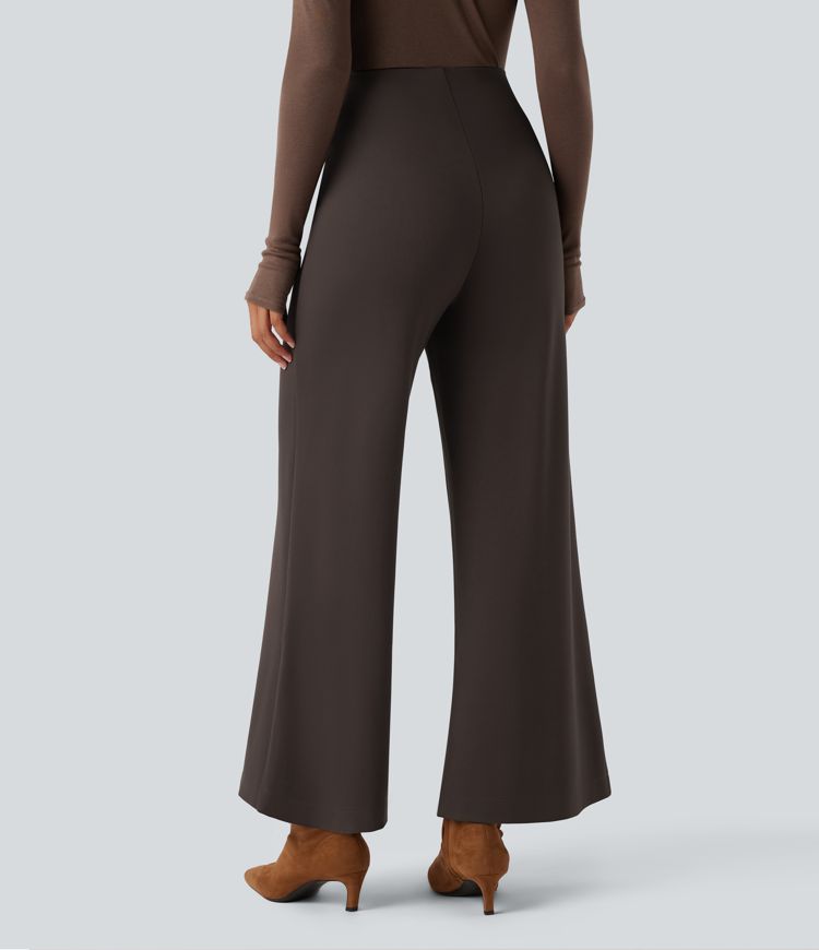 Pantaloni baggy svasati da lavoro a vita alta in Ponte Roma, resistenti all'usura