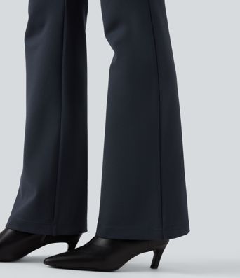 Halara Flex™ Wear-Resistant Mid Rise Ponte Roma Work Bootcut Pants