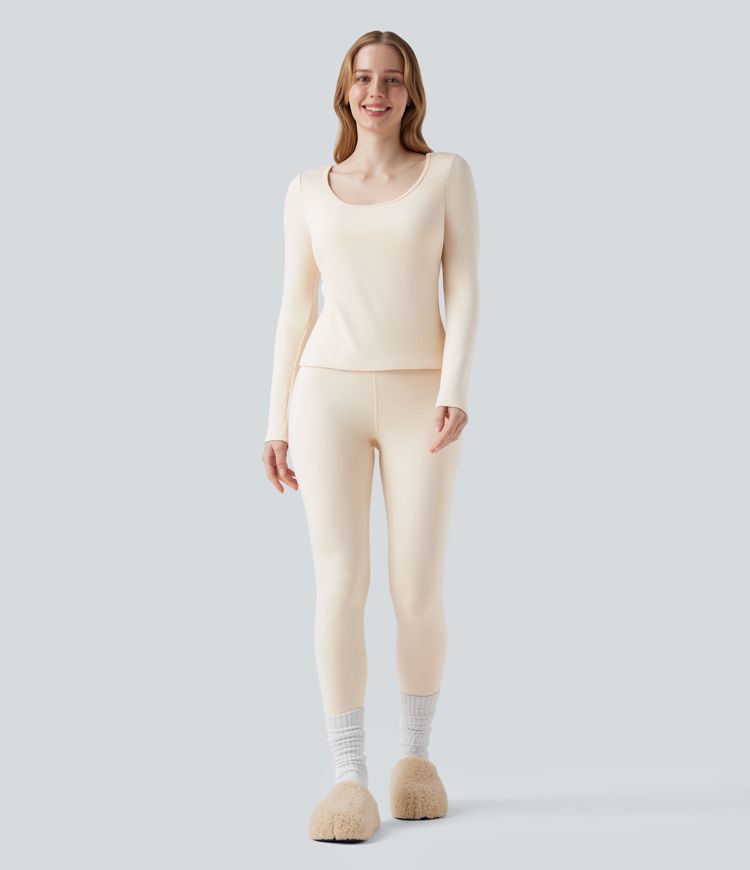 Leggings mi-hauts 7/8, décontractés et chauffants