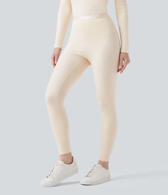 Leggings mi-hauts 7/8, décontractés et chauffants