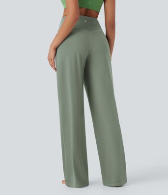 Halara UltraSculpt™ High Waisted Tummy Control Straight Leg Yoga Pants with Pockets