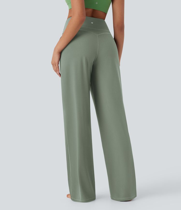 Halara UltraSculpt™ High Waisted Tummy Control Straight Leg Yoga Pants with Pockets