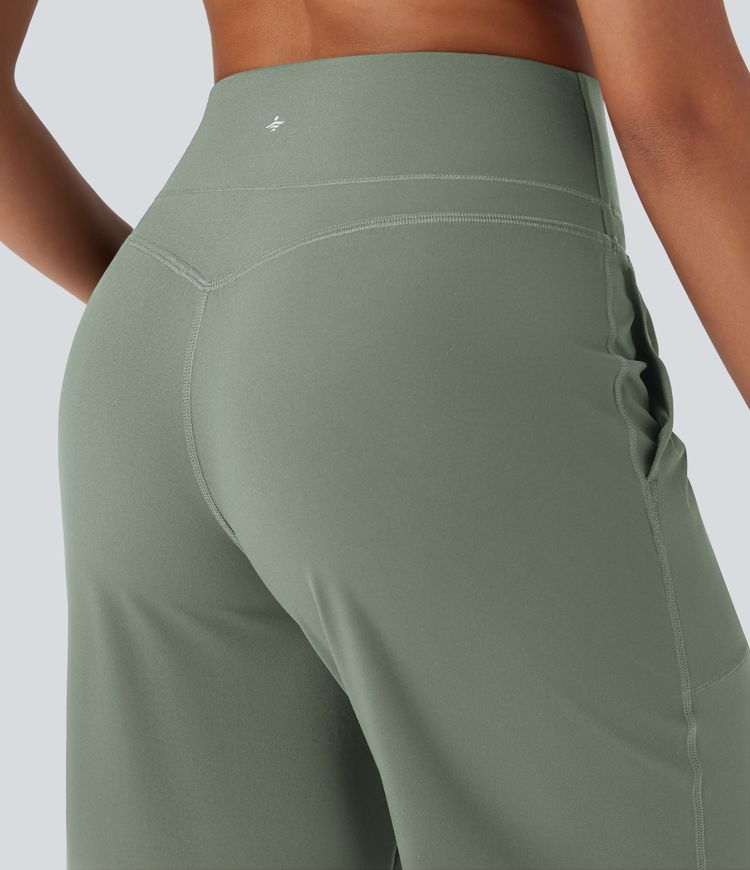 Halara UltraSculpt™ High Waisted Tummy Control Straight Leg Yoga Pants with Pockets