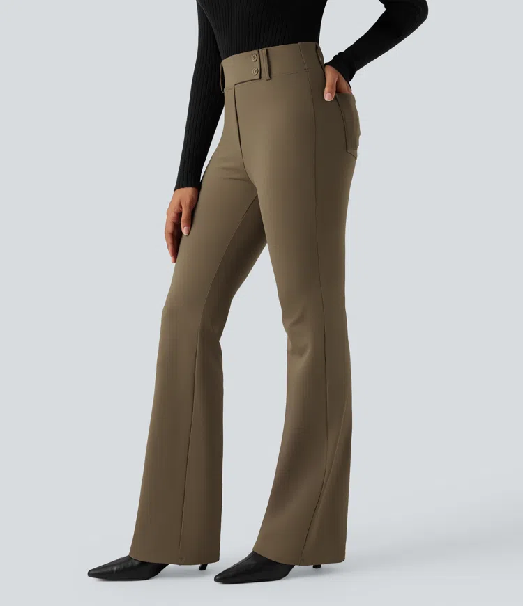 Women's Halara Flex™ DayStretch High Waisted Flare Work Pants with