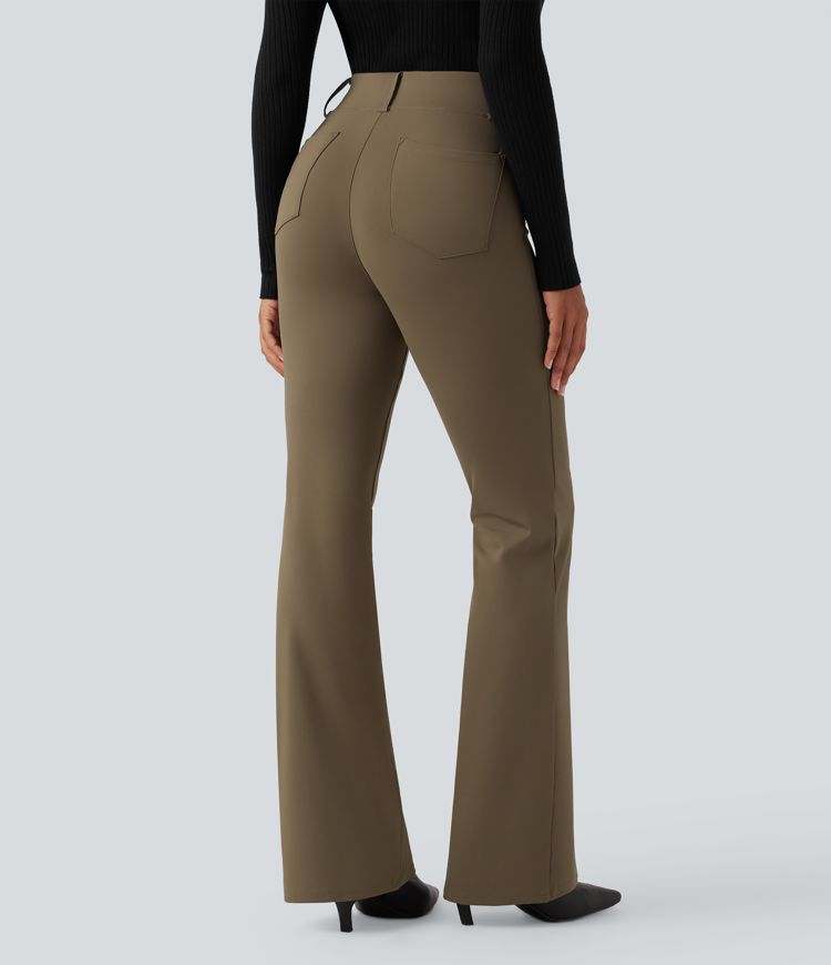 Halara Flex™ DayStretch High Waisted Flare Work Pants with Pockets
