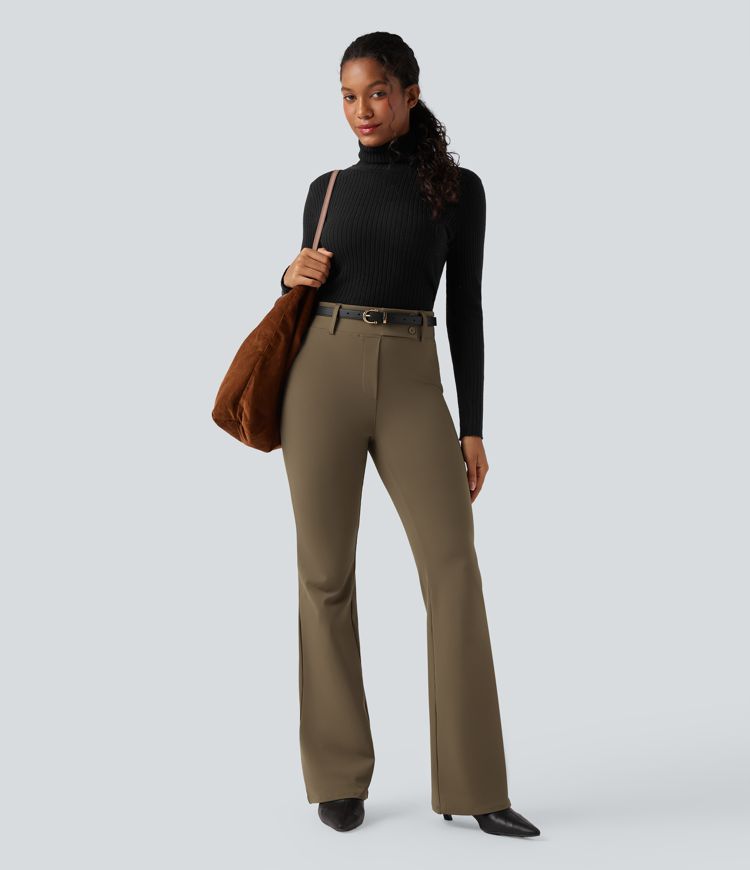 Halara Flex™ DayStretch High Waisted Flare Work Pants with Pockets