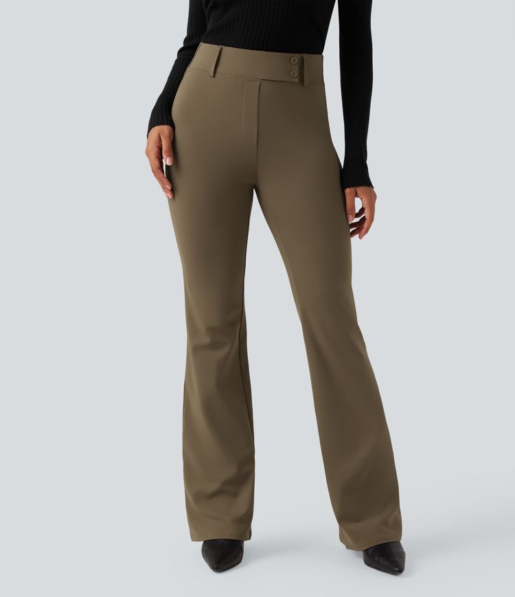Halara Flex™ DayStretch High Waisted Flare Work Pants with Pockets