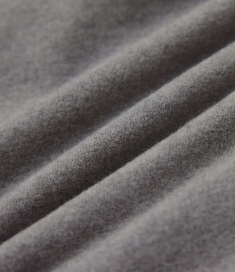 Top Thermique Décontracté à Col Haut, Manches Longues, Froncé avec Ourlet Asymétrique