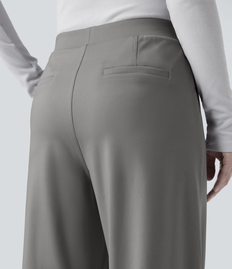 Halara Flex™ DayStretch High Waisted Tummy Control Straight Leg Work Pants with Pockets