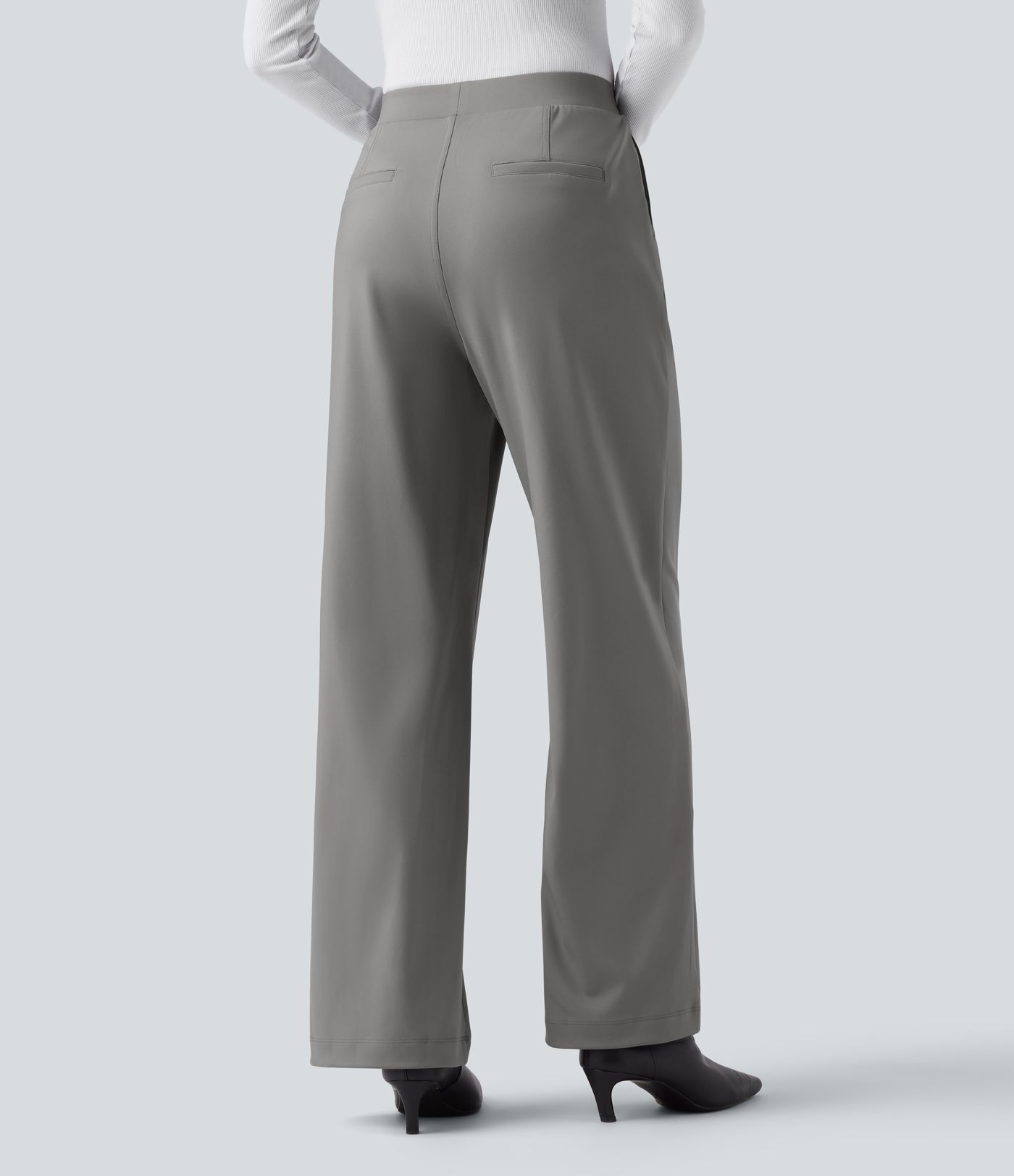 Halara Flex™ DayStretch High Waisted Tummy Control Straight Leg Work Pants with Pockets