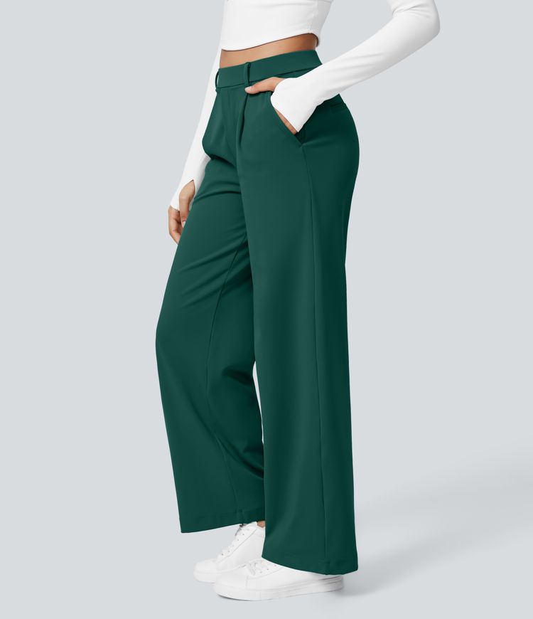 Halara Flex™ DayStretch High Waisted Pocket Straight Leg Work Pants