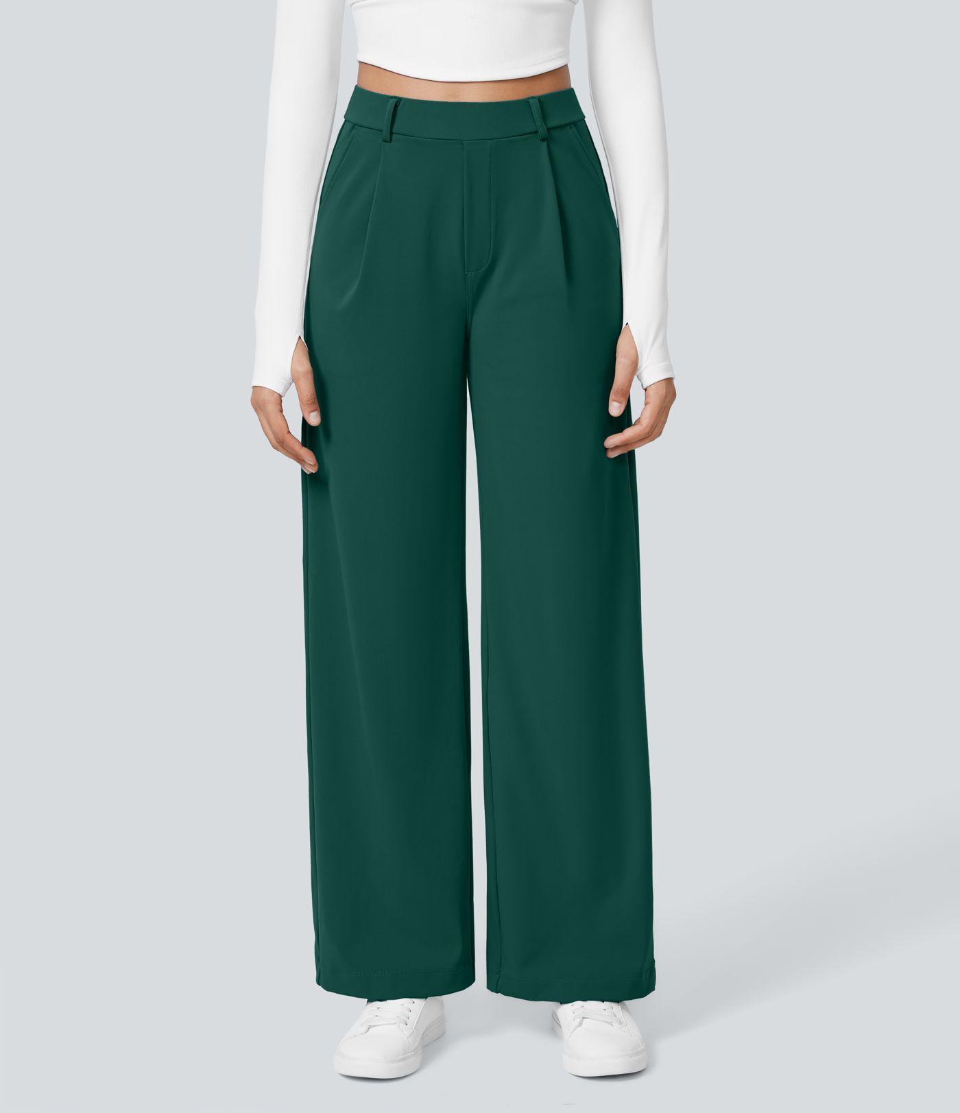 Halara Flex™ DayStretch High Waisted Pocket Straight Leg Work Pants