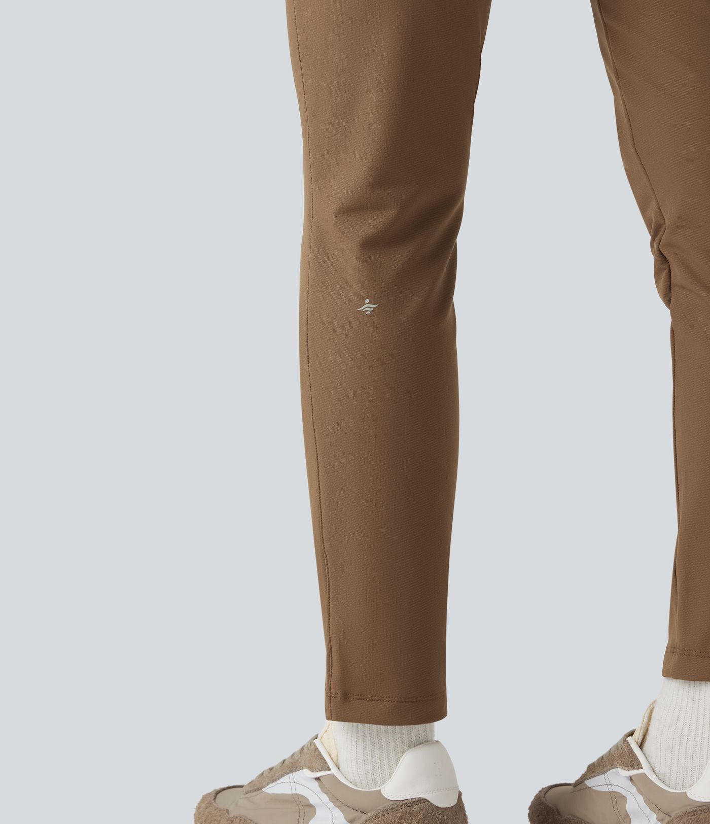 Pantalones de senderismo térmicos de cintura alta, duraderos y repelentes al agua, con bolsillos