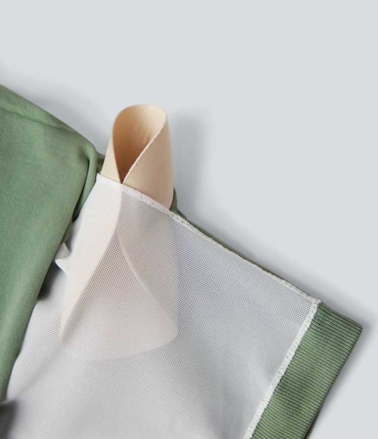 Seamless Flow V-neck Long Sleeve Yoga Sports Top