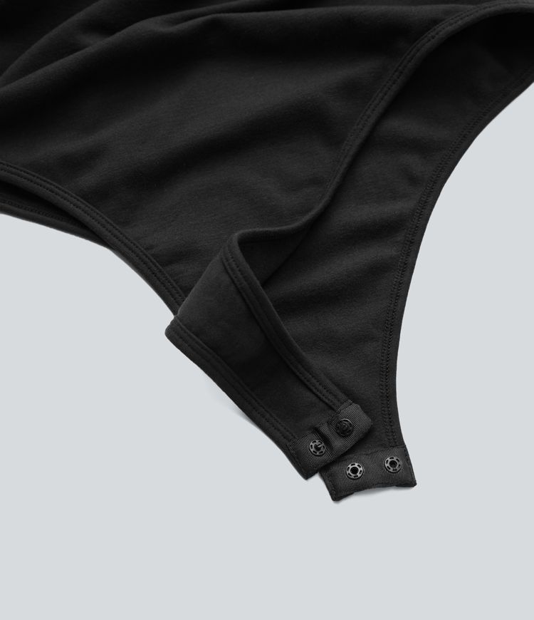 Halara HeatCore Scoop Neck Long Sleeve Skinny Casual Warming Bodysuit