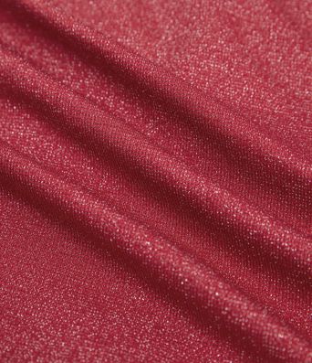 Metallic-Optik, nahtloses Flow-Sporttop mit Rundhalsausschnitt, langen Ärmeln und Daumenloch – kurz geschnitten