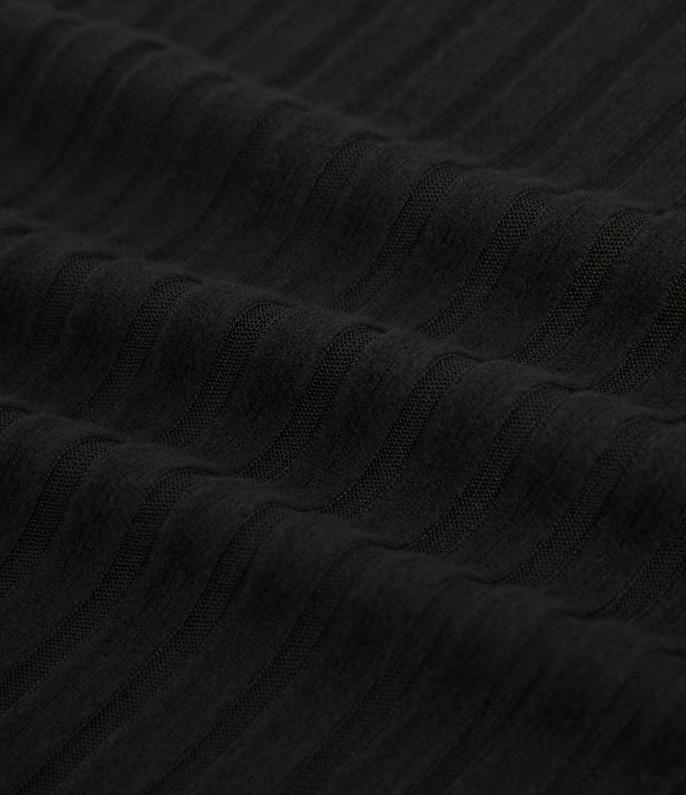 Ribbed Knit Long Sleeve Split Casual Coat