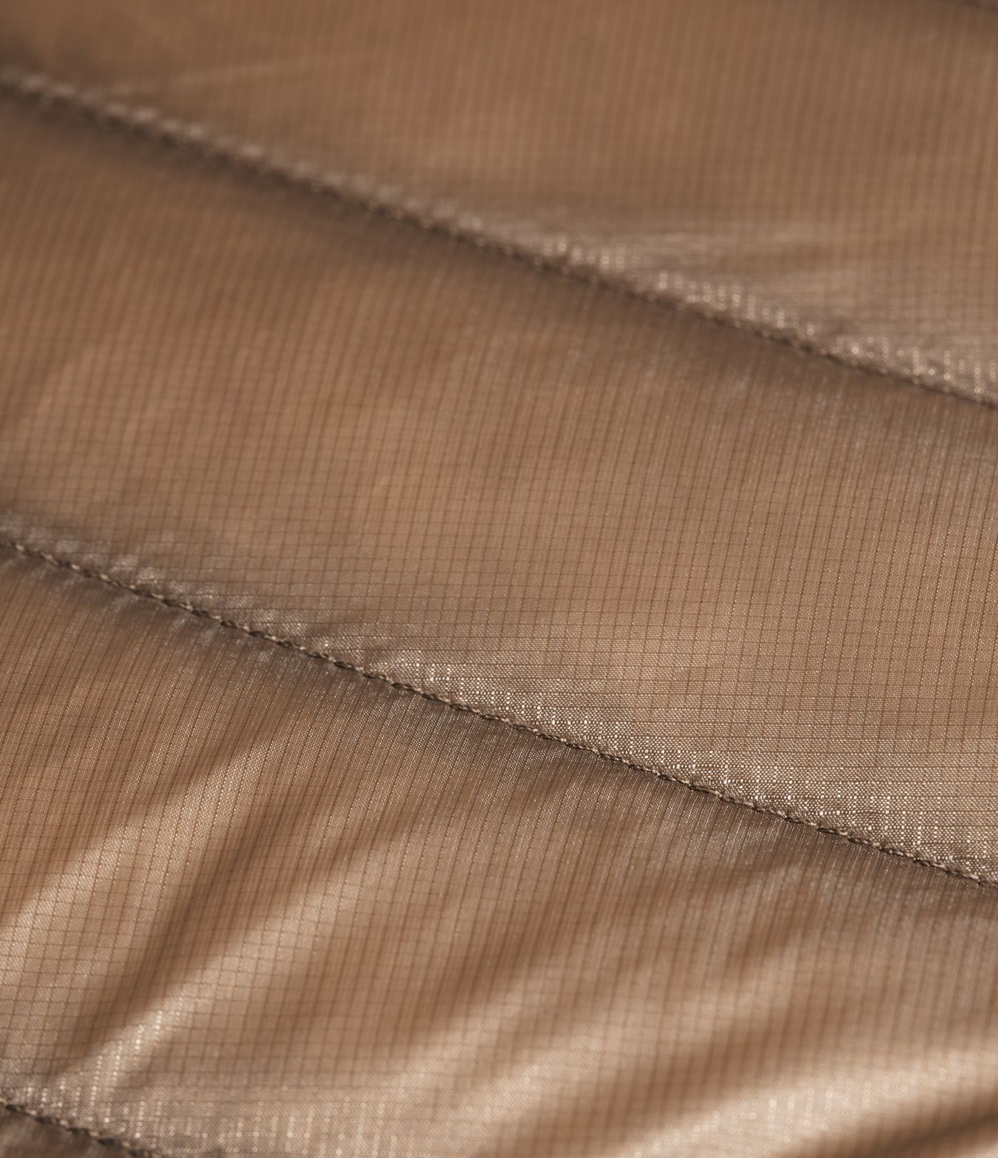 Packable High Collar Long Sleeve Zip Casual Synthetic Down Jacket with Pockets