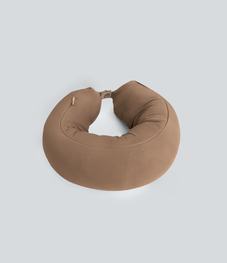 Veste matelassée décontractée compactable col montant à manches longues et zip avec poches