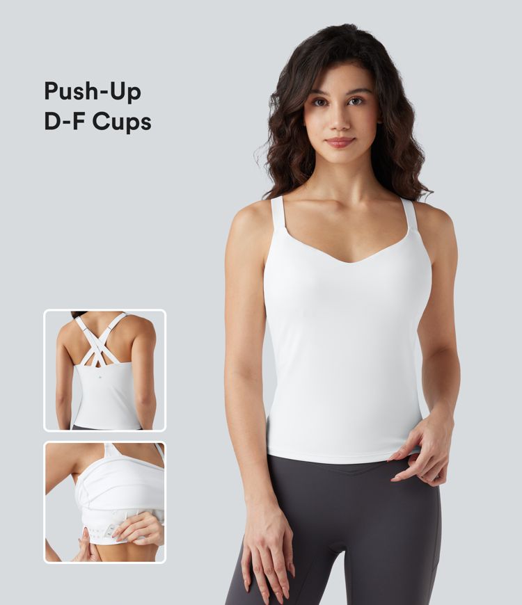 SpeedWave™ Push-Up Quick Dry Running Tank Top-D/DD/DDD/F Cups