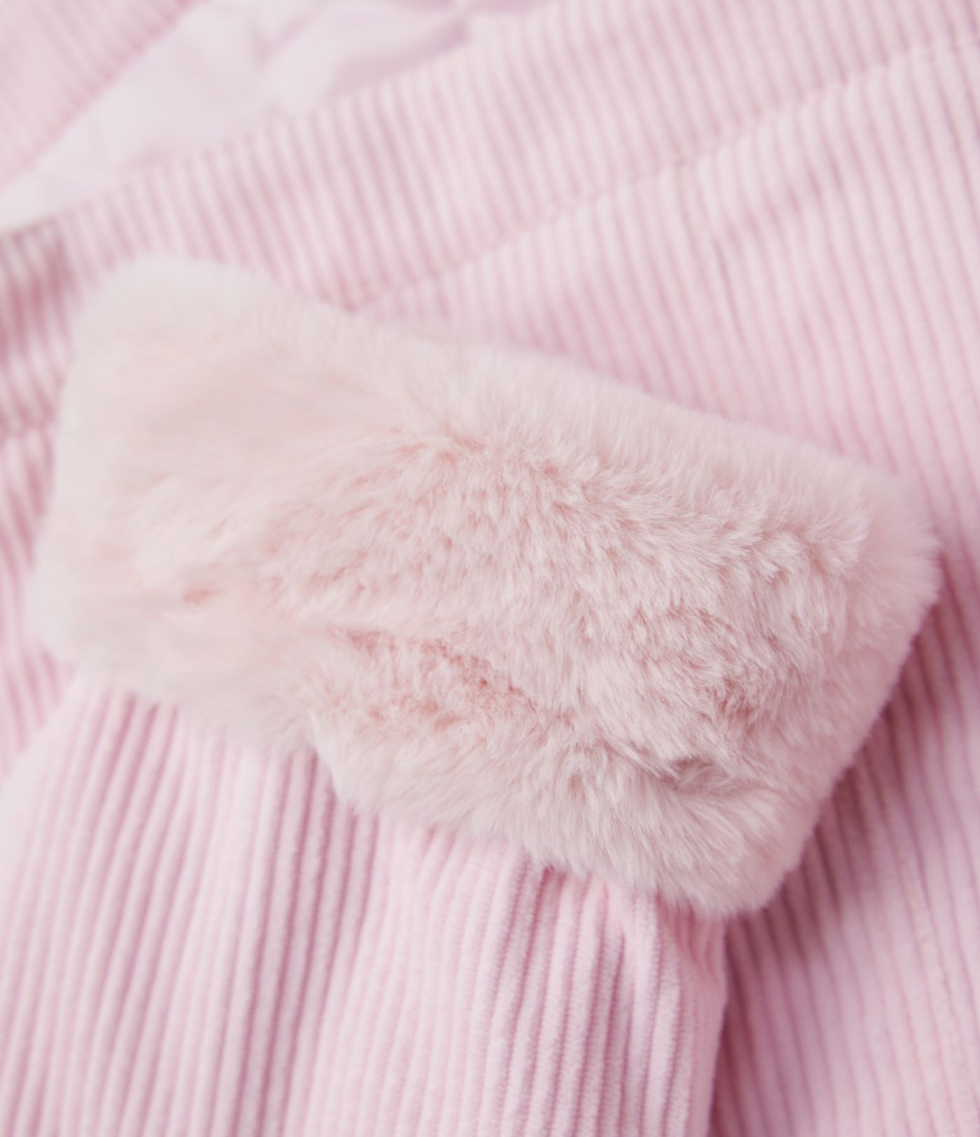 Long Sleeve Corduroy Casual Sherpa Jacket with Pockets