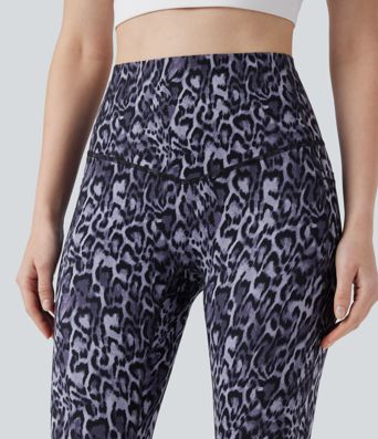 Halara UltraSculpt™ Leopard Print High Waisted Tummy Control Yoga Leggings with Pockets