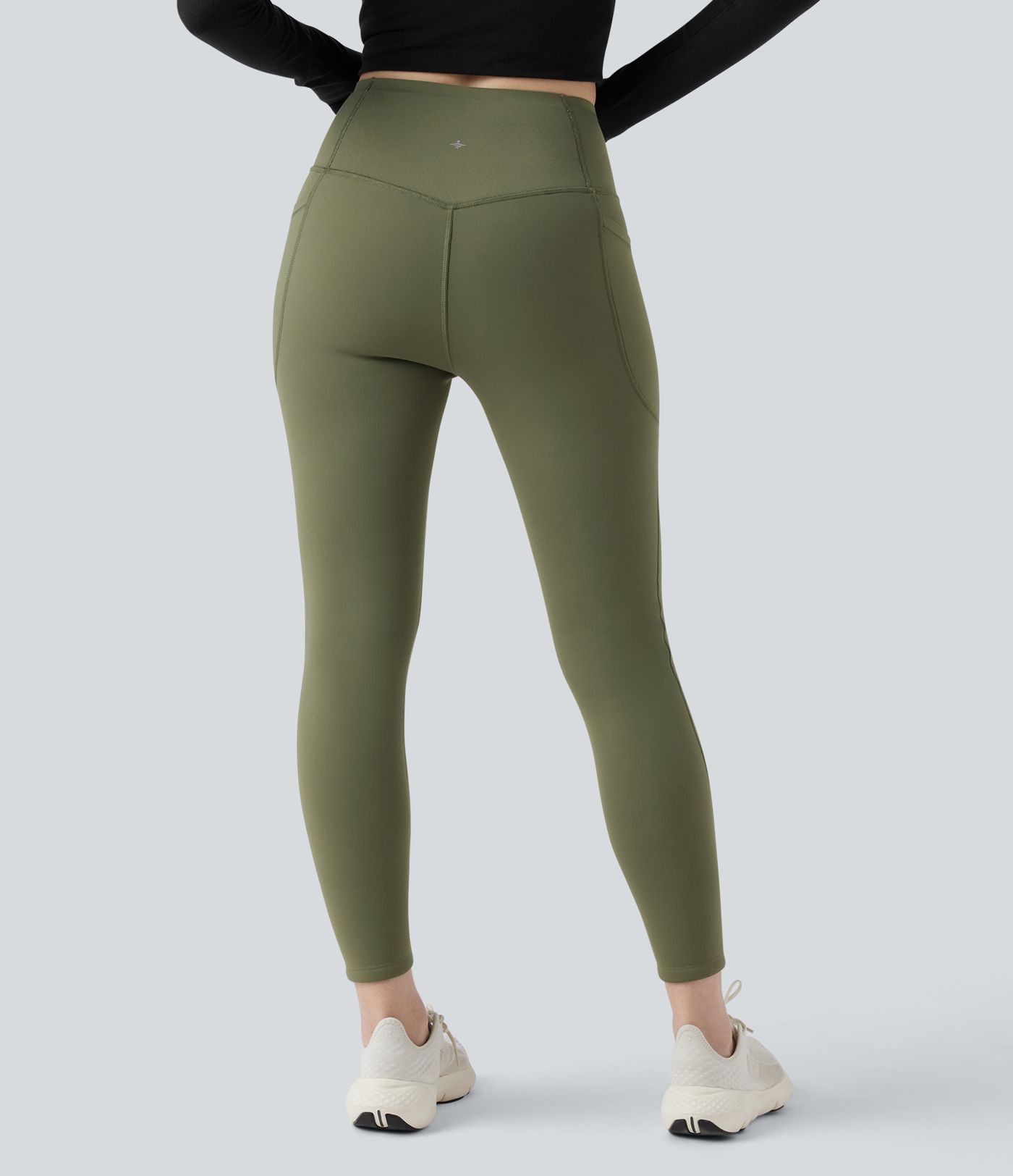 Halara UltraSculpt™ Extra Heat High Waisted Tummy Control Shaping Yoga Leggings with Pockets