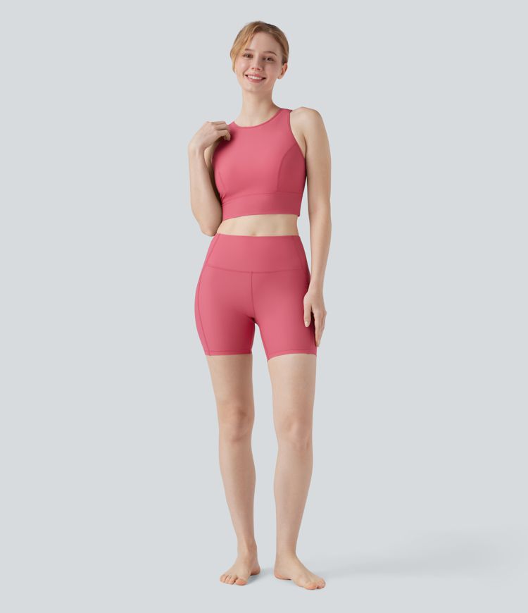 Land to Water High Waisted Bikini Bottom 5'' with Pocket