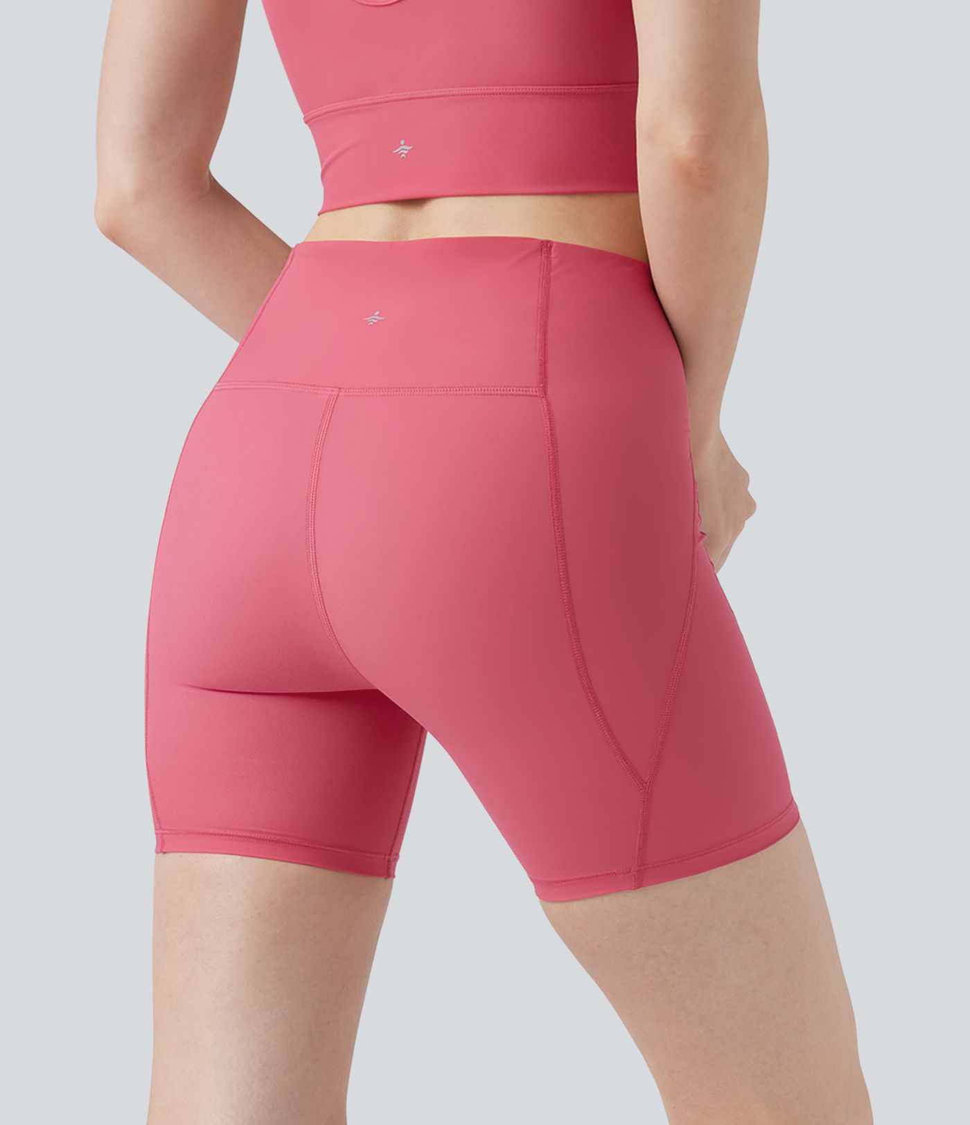 Bas de bikini taille haute Land to Water 5'' avec poche