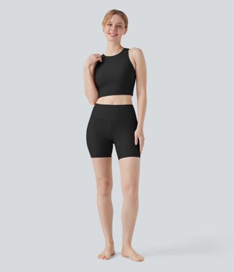 Land to Water High Waisted Bikini Bottom 5'' with Pocket