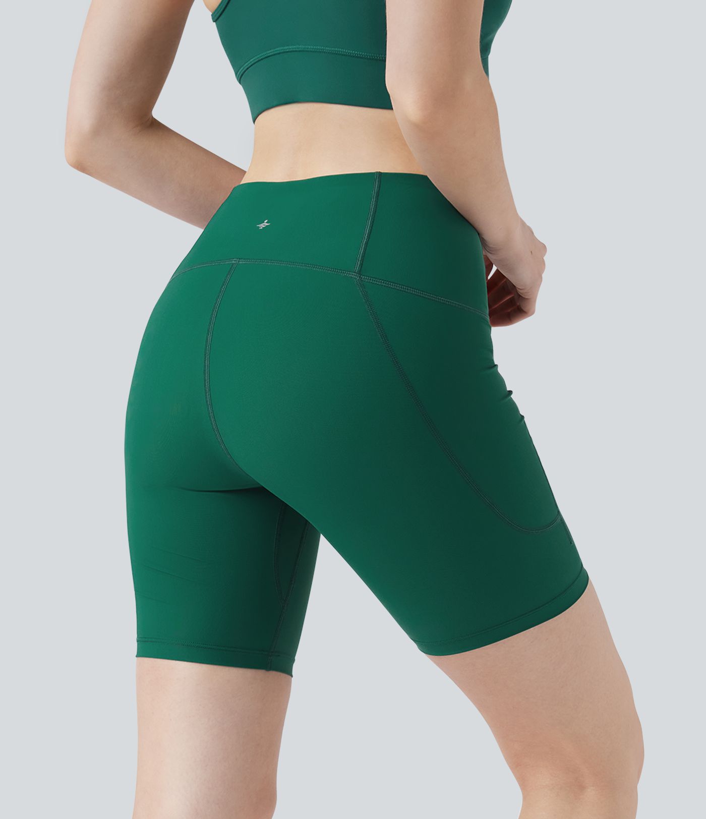 Land to Water High Waisted Bikini Bottoms 7'' with Pocket