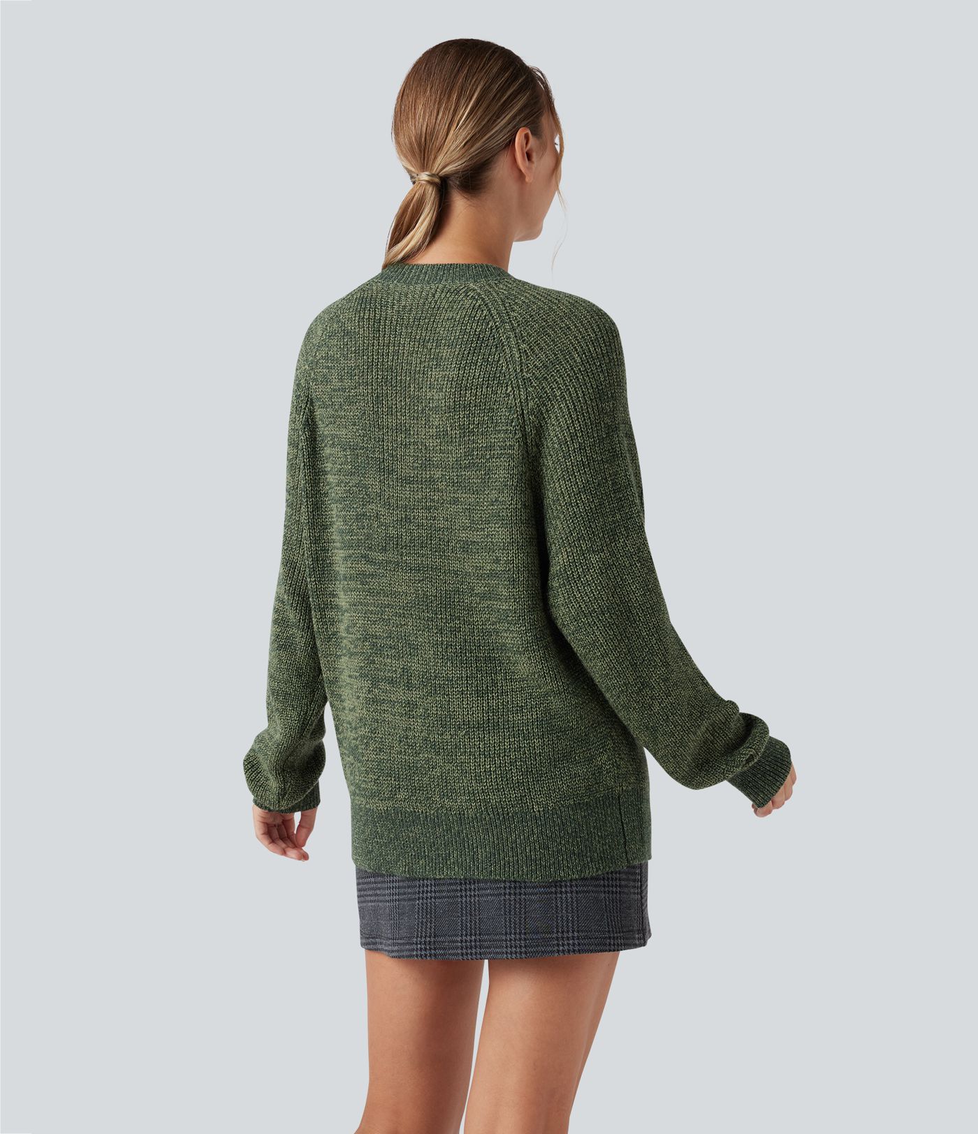 Round Neck Long Sleeve Casual Jumper