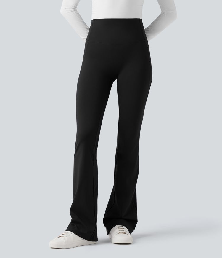 Patitoff™ 2.0 Pet Hair Resistant High Waisted Tummy Control Bootcut Casual Pants with Pockets