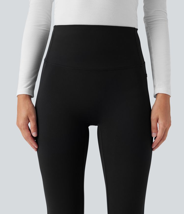 Patitoff™ 2.0 Pet Hair Resistant High Waisted Tummy Control Bootcut Casual Pants with Pockets